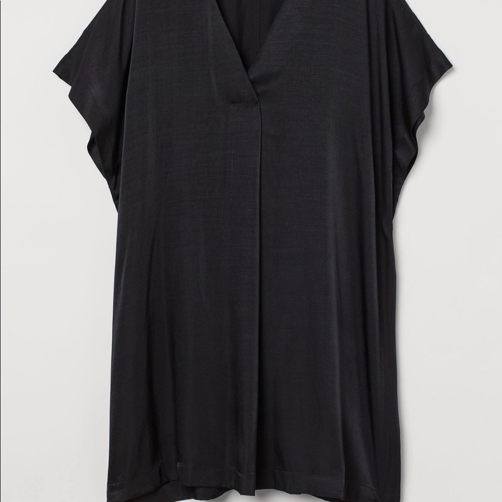 H&M Black Knee-Length Dress